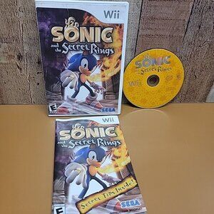 Sonic and the Secret Rings Nintendo Wii COMPLETE - TESTED